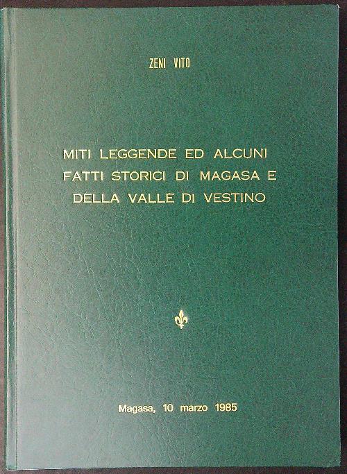 Miti leggende ed alcuni fatti storici di Magasa e della …