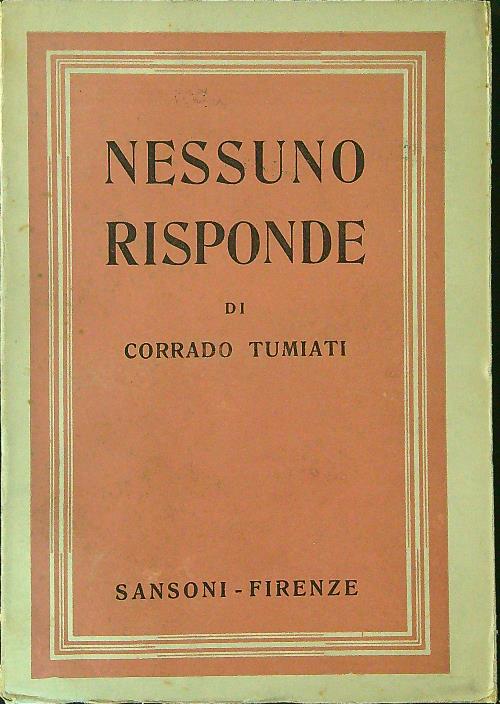 Nessuno risponde