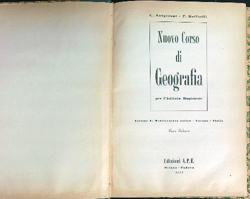 Nuovo Corso di geografia Vol 1