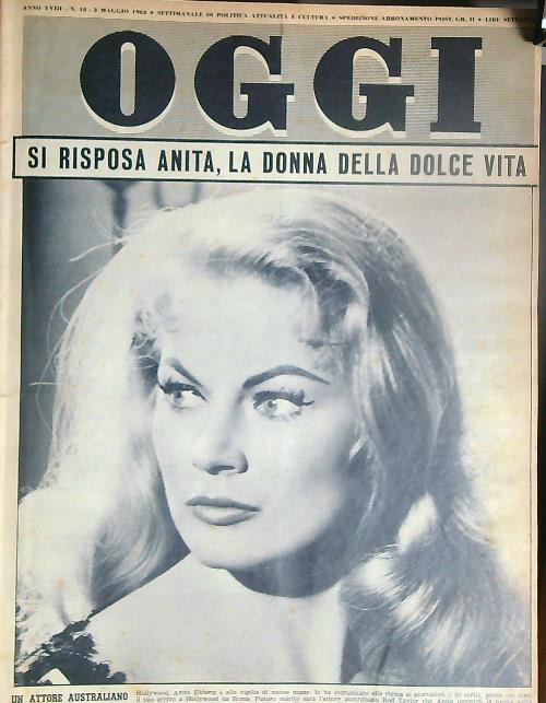 Oggi. Annata 1962. Volume 2. Dal n. 18 al n. …