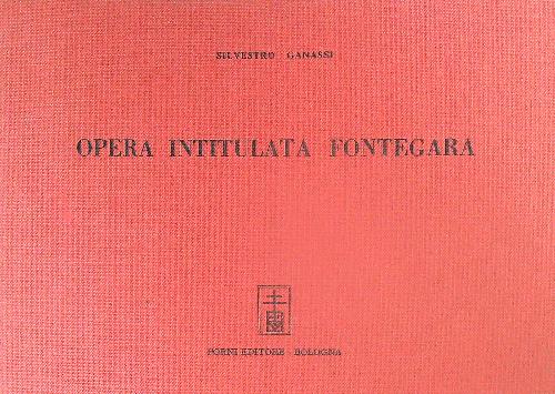 Opera intitulata Fontegara