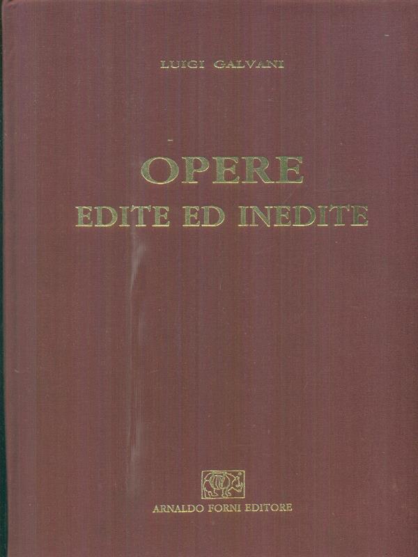 Opere edite ed inedite