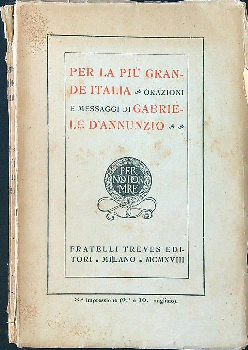 Per la piu' grande Italia