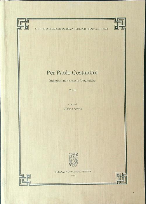 Per Paolo Costantini vol II