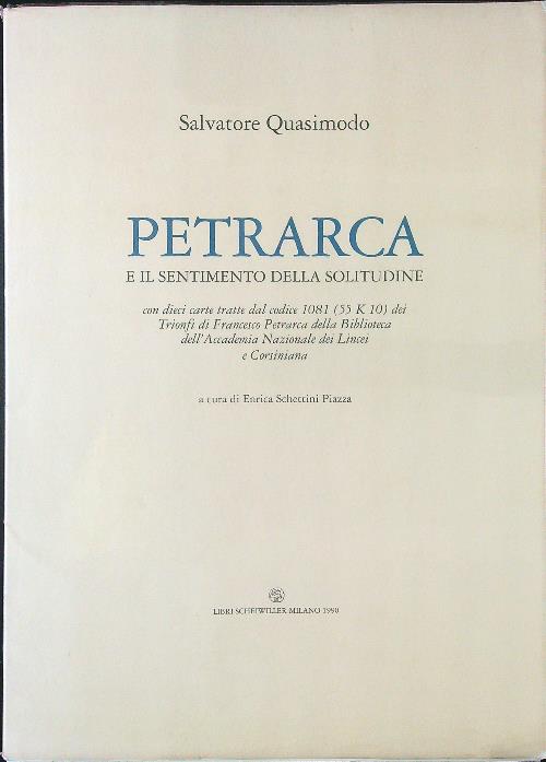 Petrarca e il sentimento della solitudine