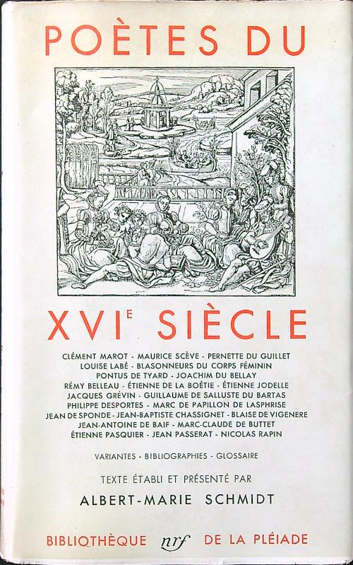 Poetes du XVI siecle