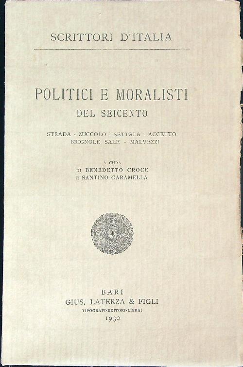 Politici e Moralisti del Seicento