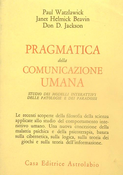 Pragmatica della comunicazione umana