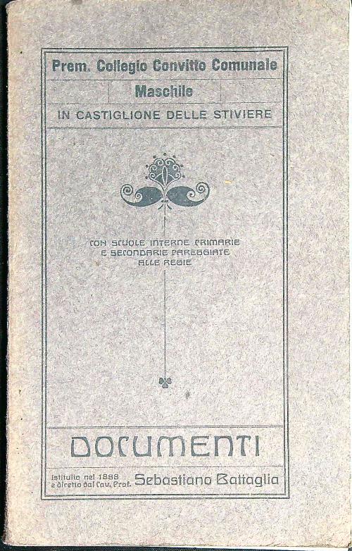 Prem Collegio Convitto Comunale Maschile Documenti