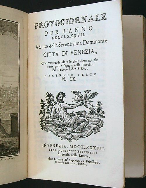 Protogiornale per l'anno 1787