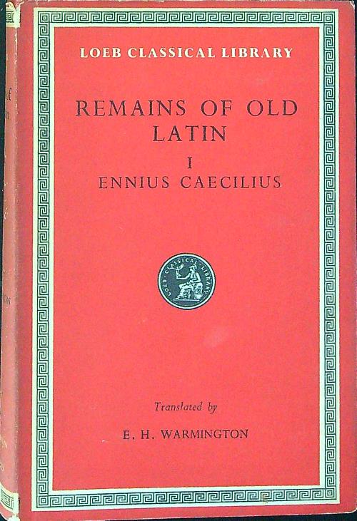 Remains of old latin I Ennius Caecilius