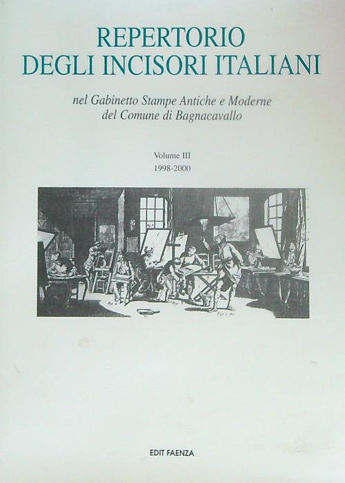 Repertorio degli incisori italiani vol.3