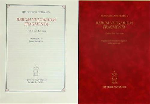 Rerum vulgarium fragmenta. Fac simile del codice autografo vaticano latino …