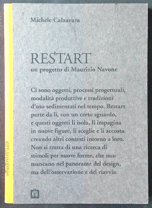 Restart. Un progetto di Maurizio Navone