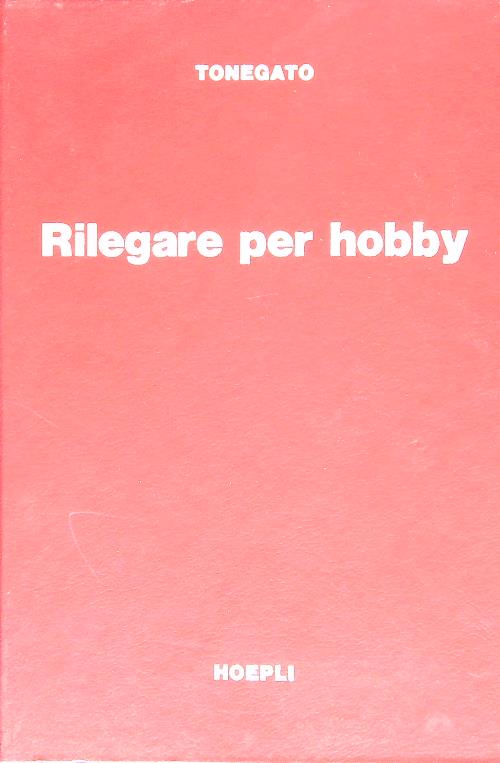 Rilegare per hobby