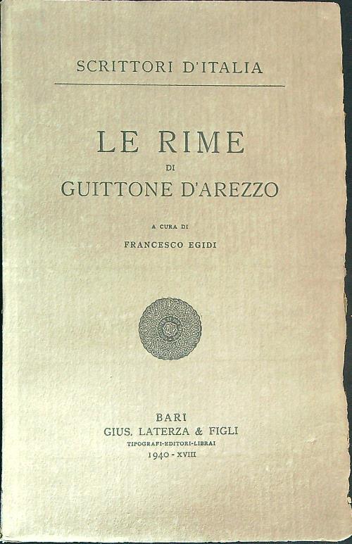 Rime di Guittone d'Arezzo