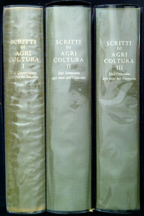 Scritti di Agricoltura. 3 Volumi