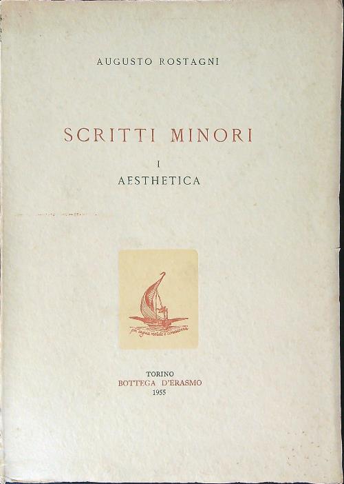 Scritti minori 3 vv