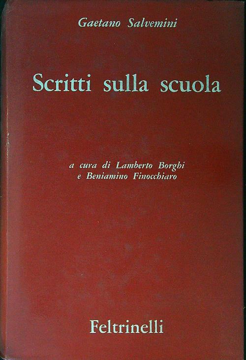 Scritti sulla scuola