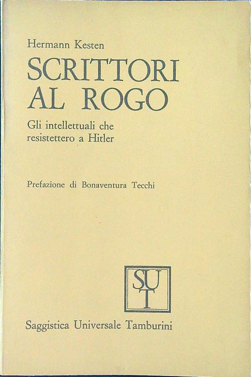 Scrittori al rogo. Gli intellettuali che resistettero a Hitler