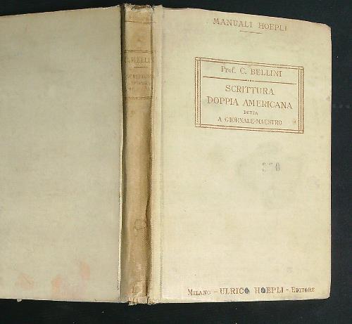 Scrittura doppia americana detta a giornale maestro