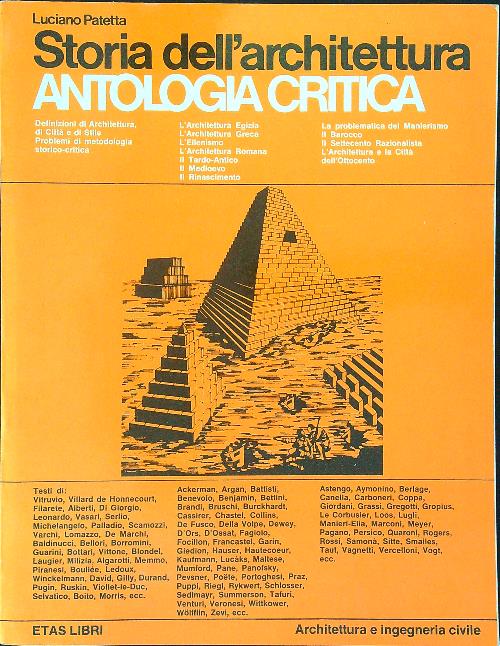 Storia dell'architettura Antologia critica