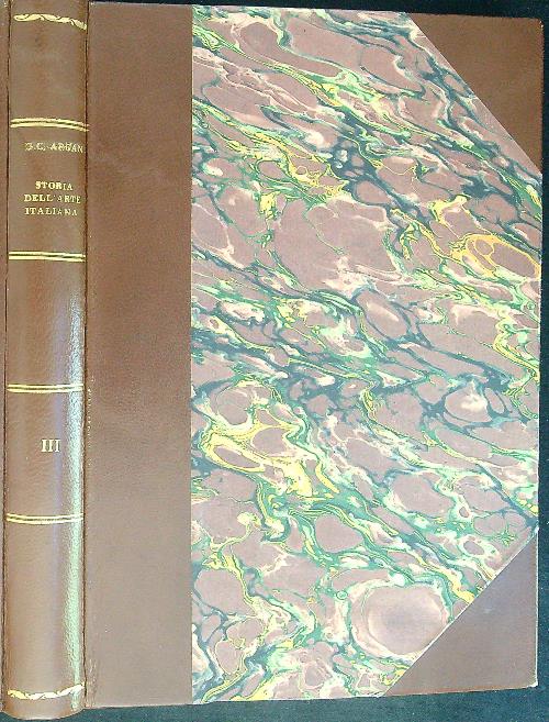 Storia dell'arte Italiana Vol III