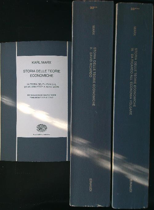 Storia delle teorie economiche 3 voll.