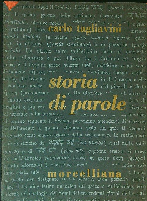 Storia di parole