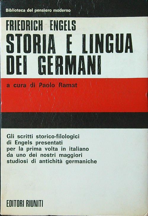 Storia e lingua dei germani
