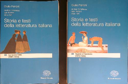 Storia e testi della letteratura Italiana 3A - 3B