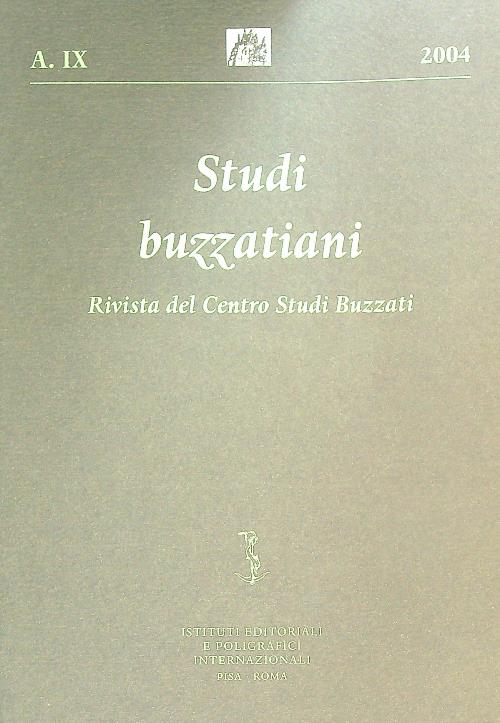 Studi buzzatiani Anno IX/2004