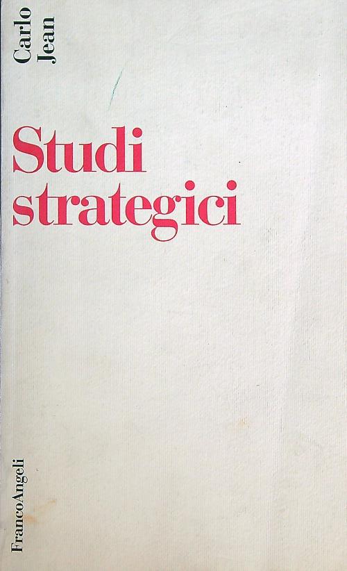 Studi strategici