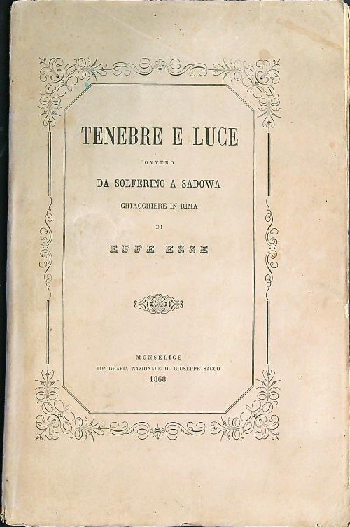 Tenebre e luce, ovvero da Solferino a Sadowa