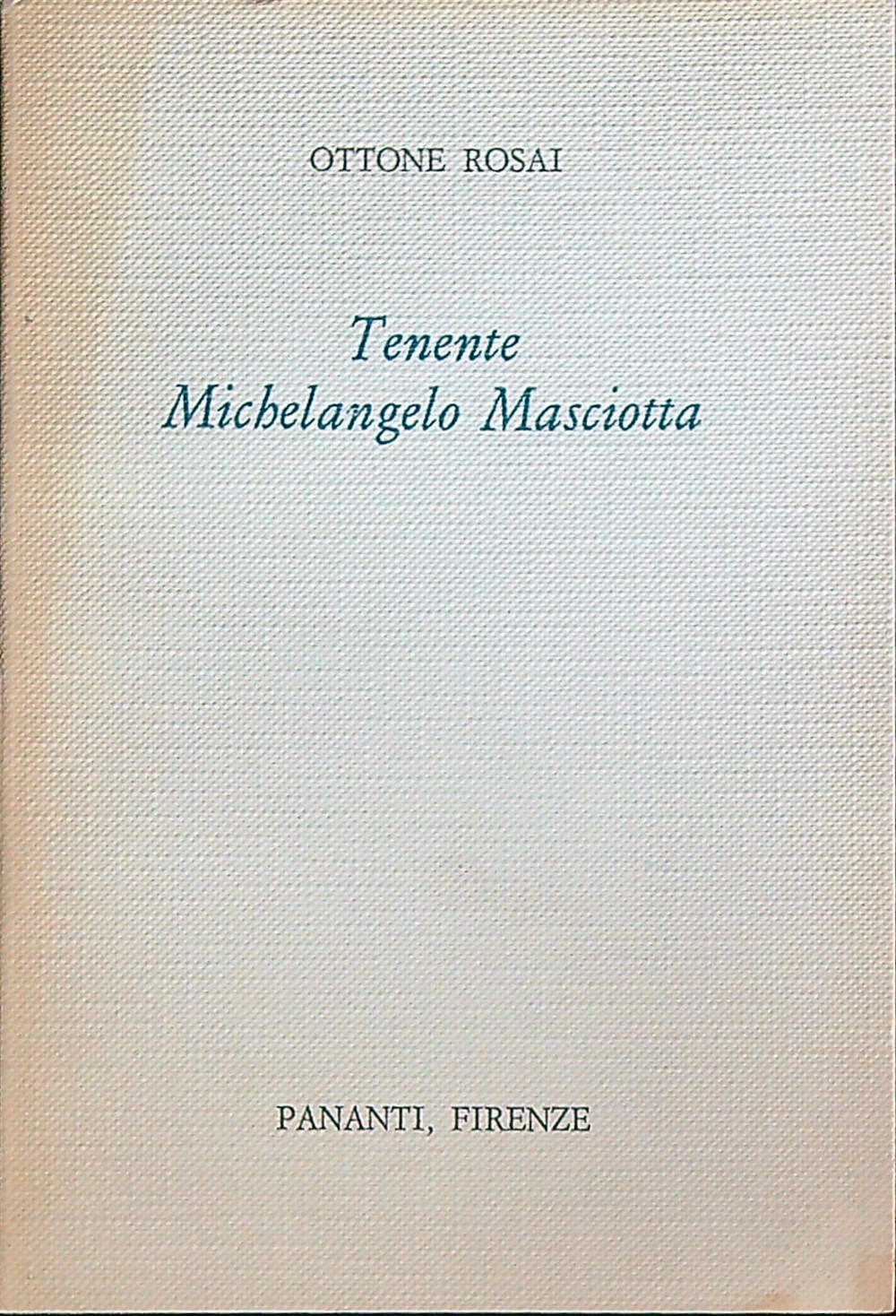 Tenente michelangelo masciotta