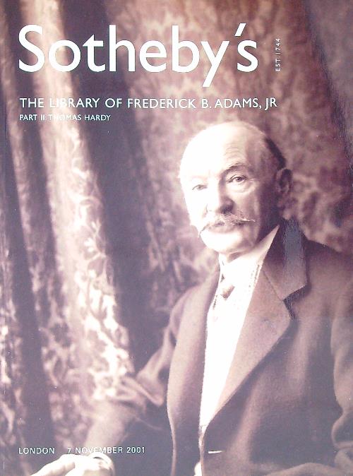 The Library of F. B. Adams: Thomas Hardy/2001