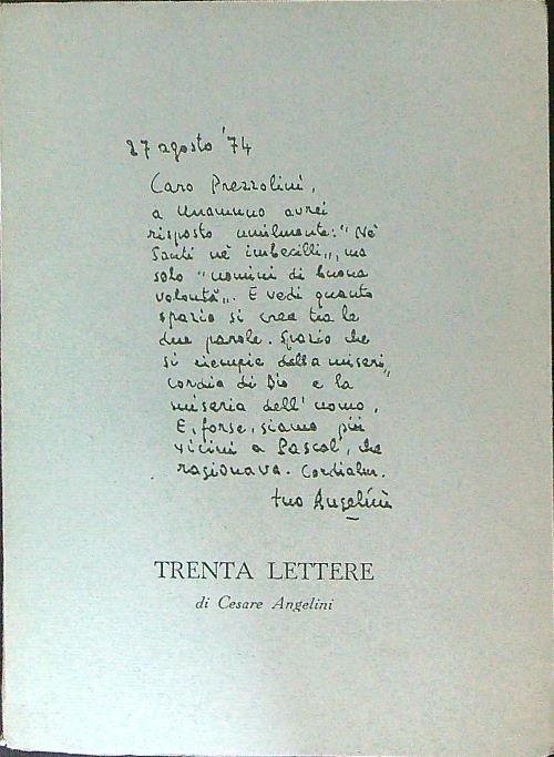 Trenta lettere