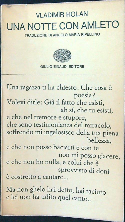 Una notte con Amleto