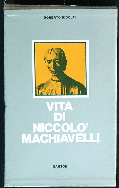 Vita di Niccolo' Machiavelli 2vv
