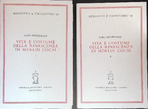 Vita e costume della rinascenza in Merlin Cocai 2 vv