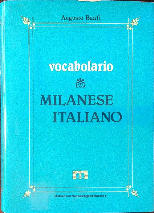 Vocabolario milanese-italiano