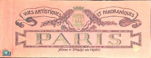 Vues artistiques et panoramiques Paris