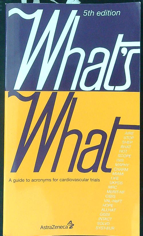 What's what