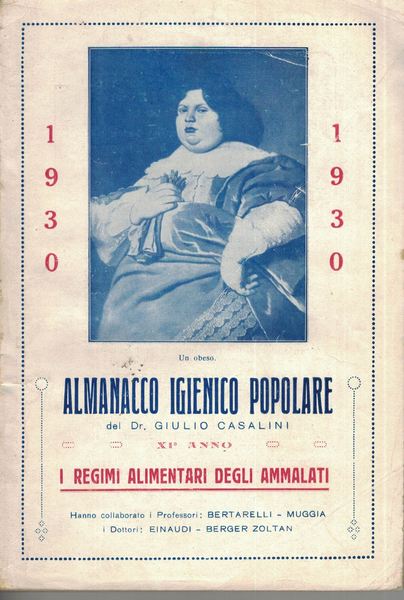 Almanacco igienico popolare. XI Anno. I regimi alimentari.