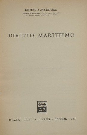 Diritto Maritimo