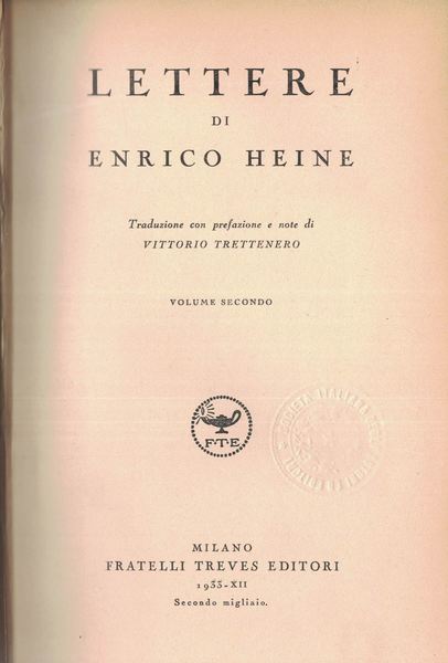 Lettere di Enrico Heine. Volume II