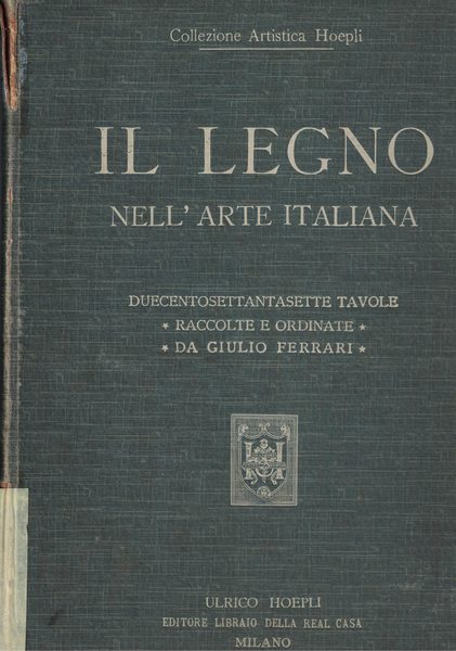 IL LEGNO NELL'ARTE ITALIANA