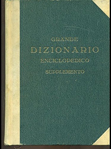 Grande dizionario enciclopedico supplemento