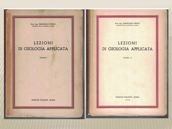 Lezioni di geologia applicata vol. I e II