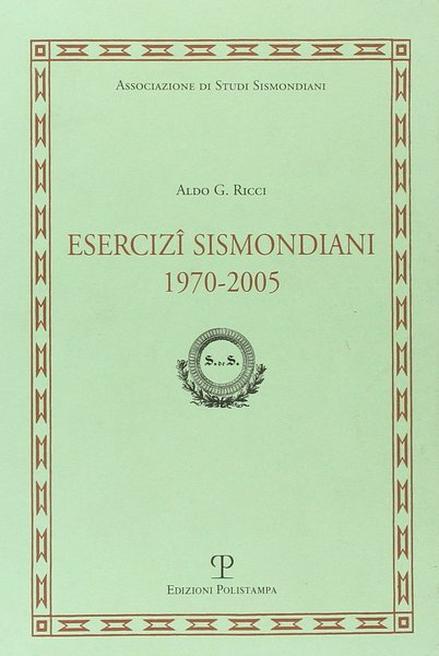 Esercizi sismondiani 1970-2005